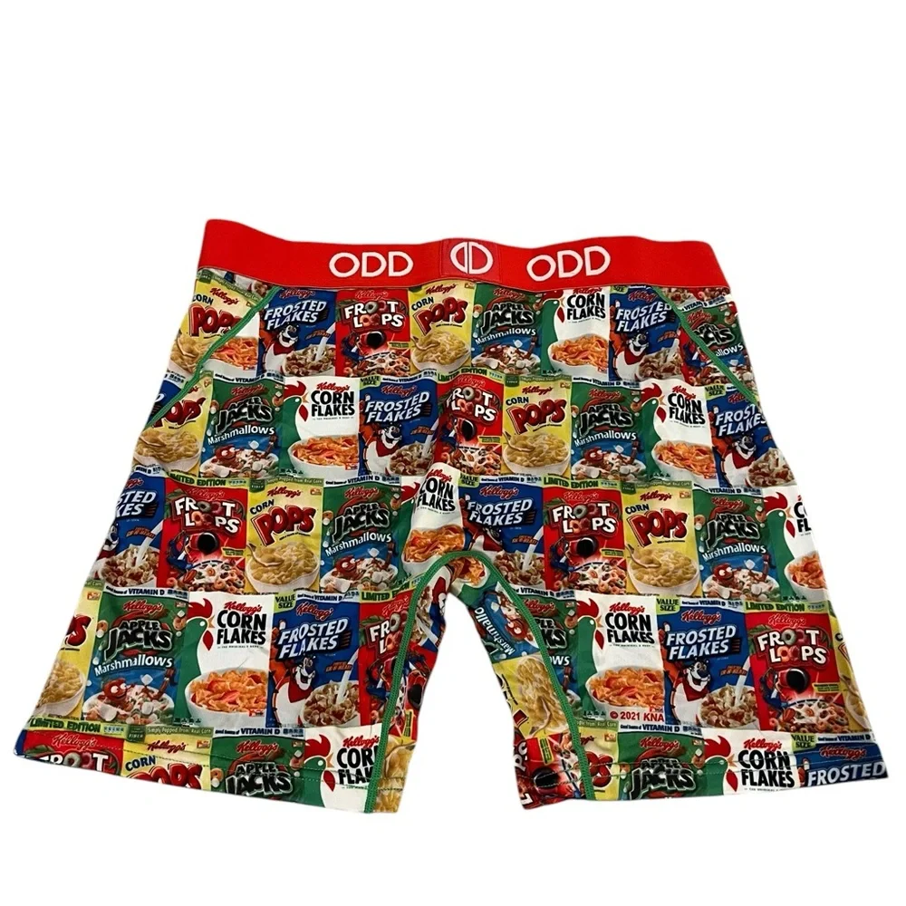 NWOT ODD Sox, Kellogg's Boxes, Men's Boxer Briefs, Funny Novelty Underwear Large